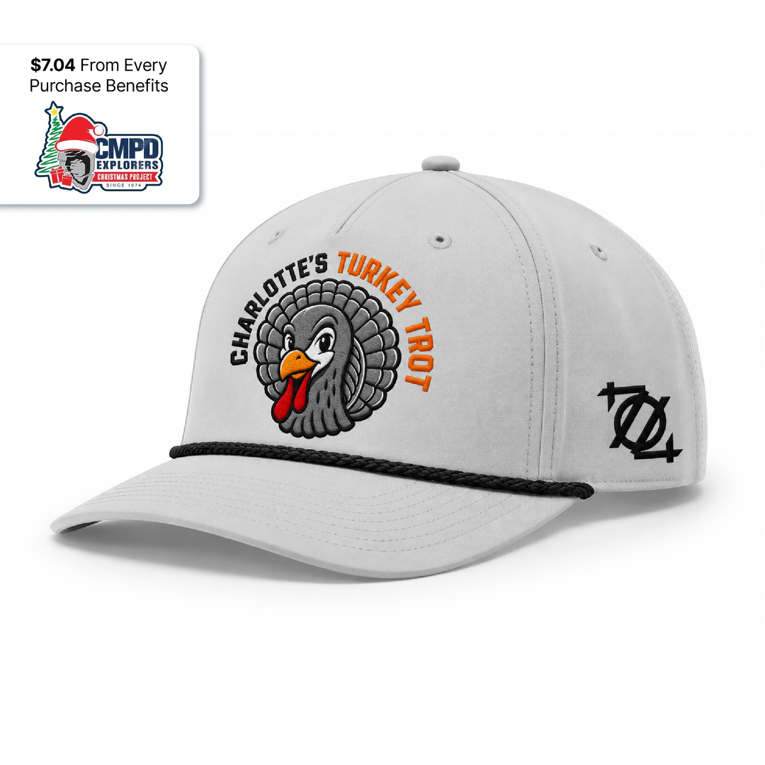 704 Shop x Turkey Trot Hat (Light Grey/Black)