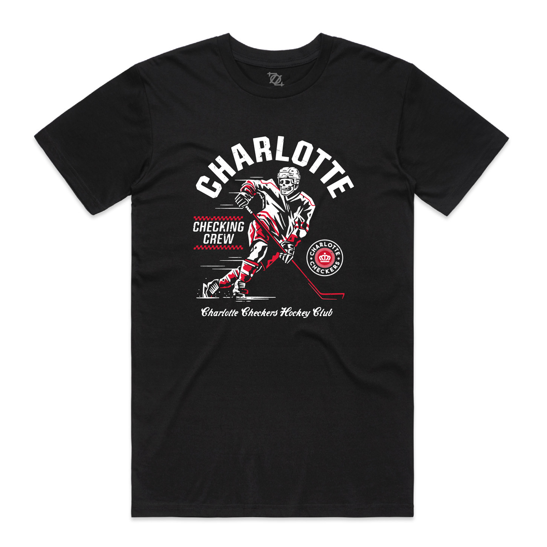 Charlotte Checkers Checking Crew Tee