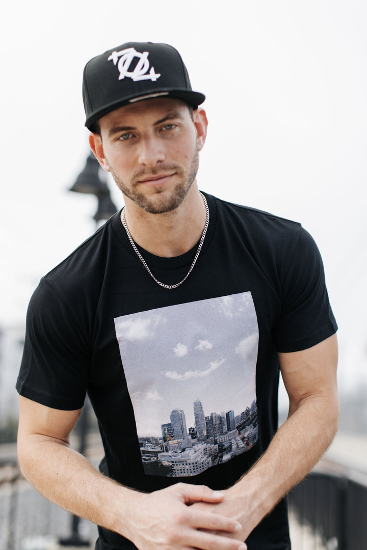 Smiley Cloud Skyline T-Shirt