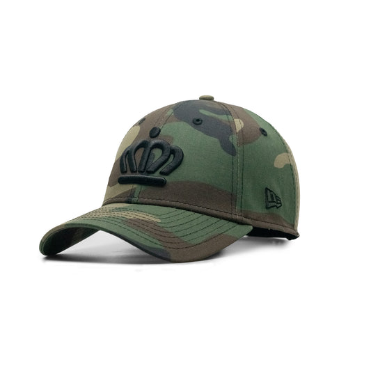 704 Shop x New Era x City of Charlotte Official Crown 940 Adjustable Hat - Woodland Camo/Black