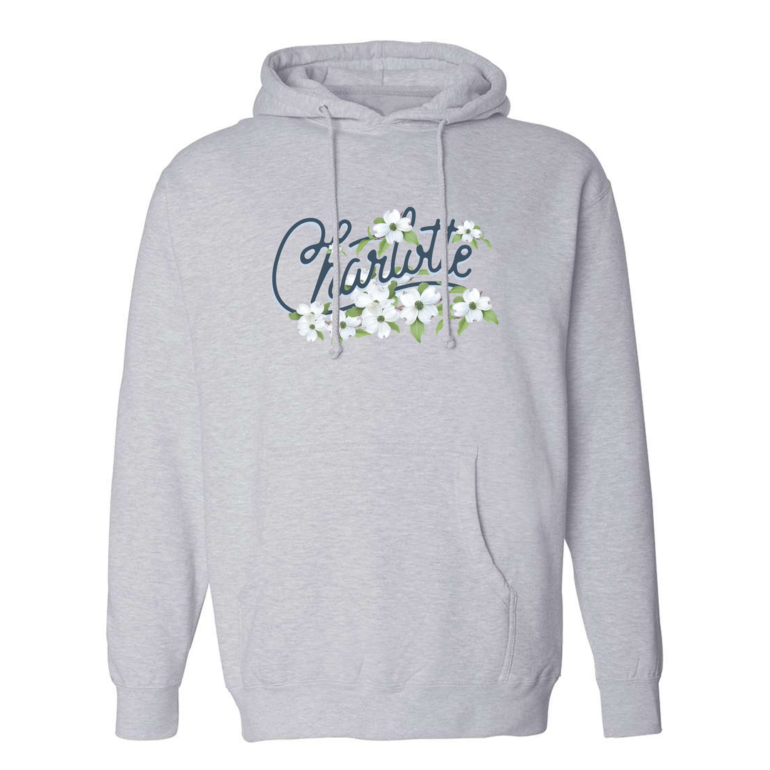 Charlotte Dogwood Script Hoodie