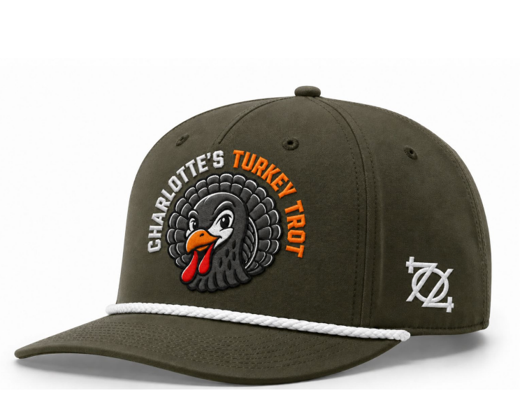 704 Shop x Turkey Trot Hat (Dark Olive/White)