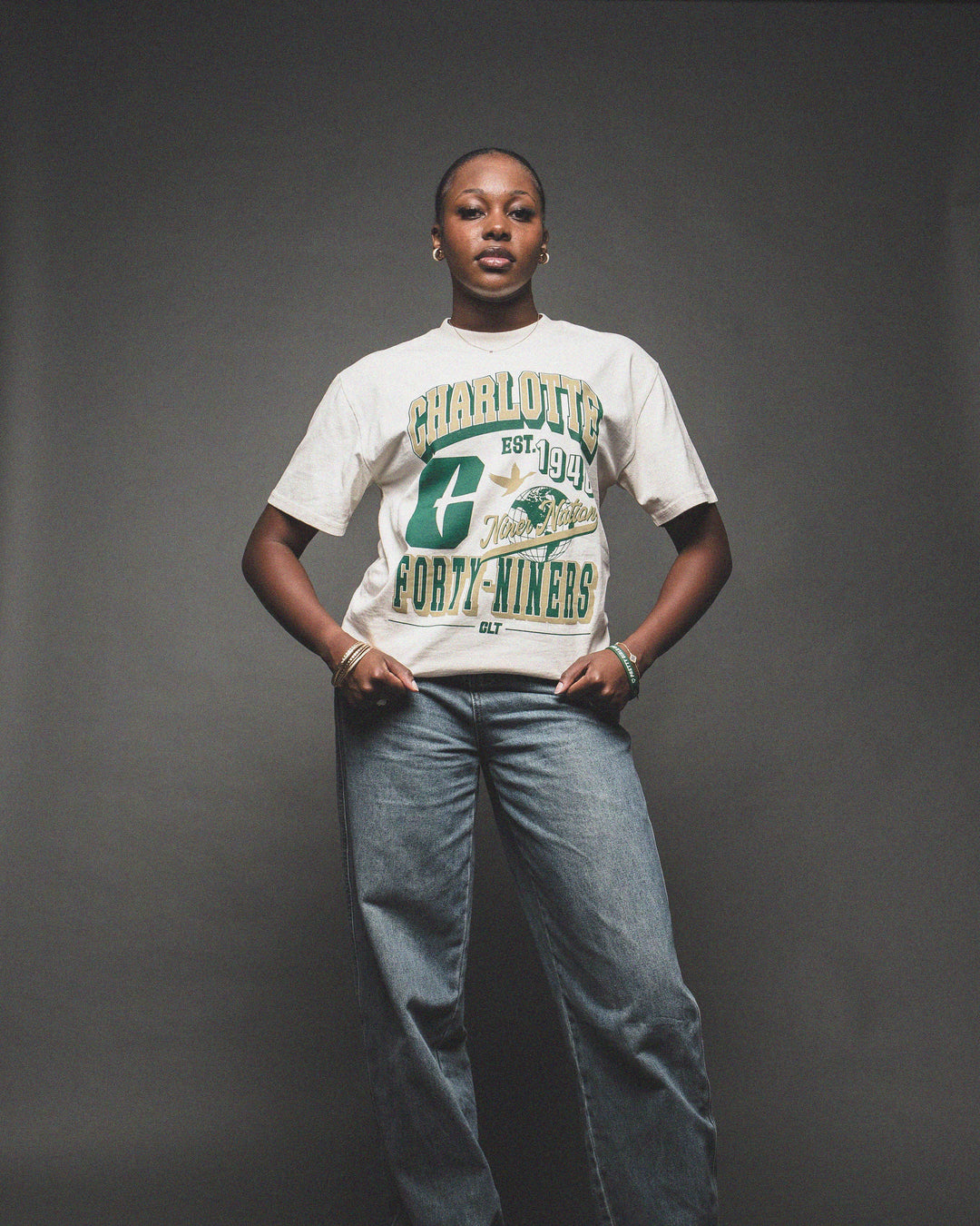 UNC Charlotte Throwback Tee