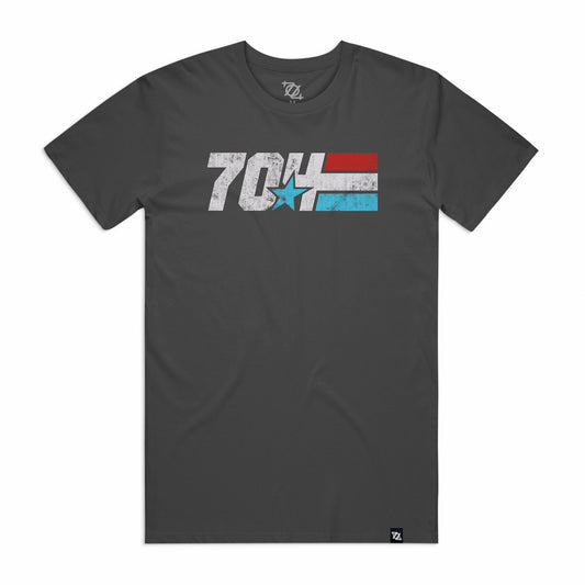 704 Shop Strike Force Tee - Coal (Unisex)