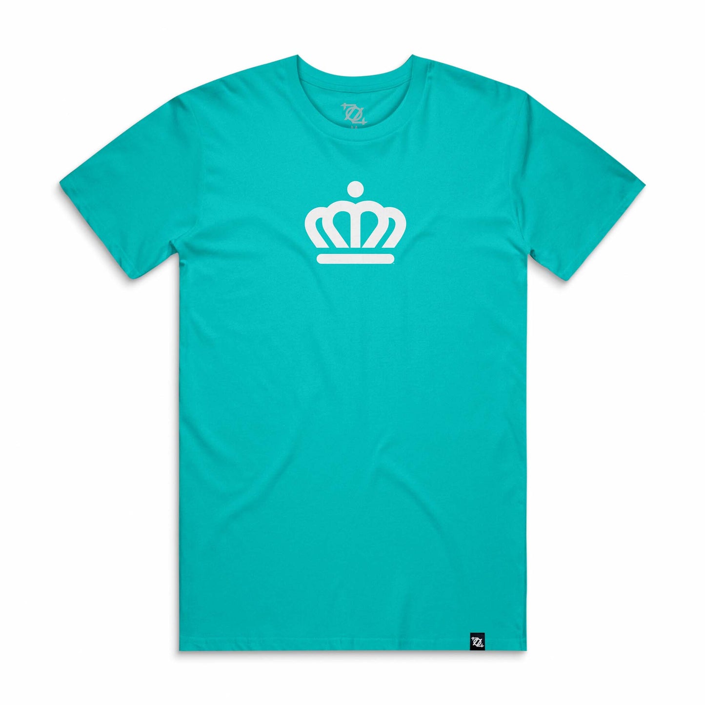 704 Shop x City of Charlotte Official Crown Tee - Teal/White (Unisex)